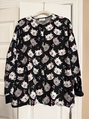 UA Scrubs Happy Cats Scrub Jacket